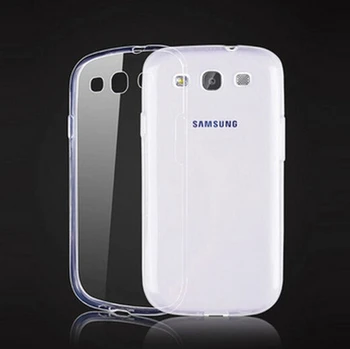 0.3 mm Temizle Yumuşak TPU samsung kılıfı Galaxy S3 i9300 Neo İ9301 S3 Neo+ i9300i SIII Duos arka kapak telefon Kılıfları Koruma coque