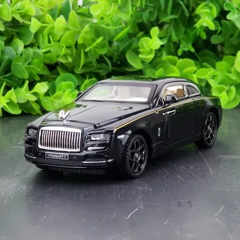 1:32 Diecast Rolls Royce Wraith Mansory Alaşım Araba Modeli Oyuncak Araçlar Geri Çekin Araba ses ve ışık Simülasyon Araba çocuklar İçin hediyeler