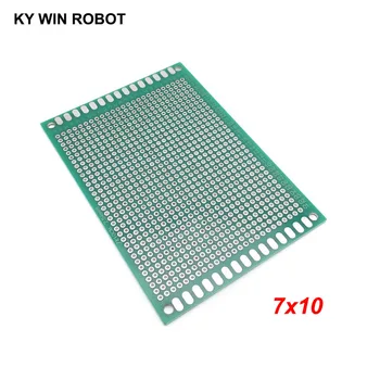 1 adet 7x10cm 70x100mm Çift Taraflı Prototip PCB Evrensel Baskılı devre Protokolü Arduino İçin