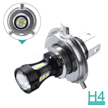 1 adet H4 18 W 6500 K led ışık süper parlak beyaz kafa araba ışık lambası ampul 67. 4x47. 3mm