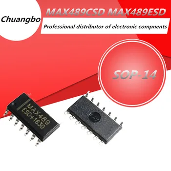 10 adet / grup MAX489 MAX489CSD MAX489ESD SOP14 Yeni nokta IC