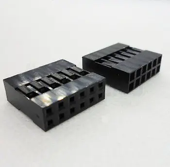 100 ADET 2x6 12 Pin Dupont Jumper Tel Kablo Konut Dişi Pin Konnektör Başlığı