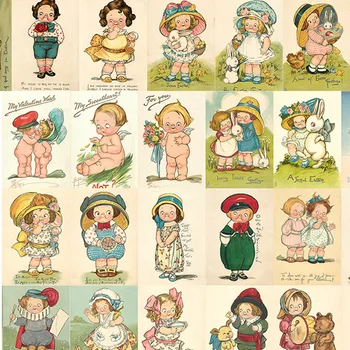 18 ADET Sevimli bebek Çıkartmalar El Sanatları Ve Scrapbooking çıkartmaları çocuk oyuncakları kitap Dekoratif sticker DIY Kırtasiye