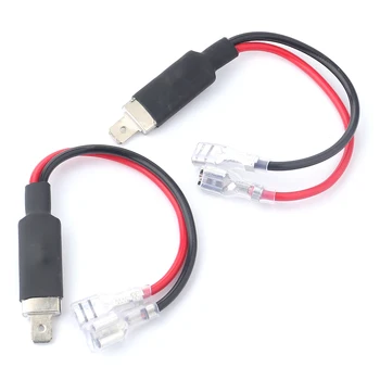 2 ADET H1 LED far yedek harici konnektör dönüştürücü kablo tel, LED far lambaları Aksesuarları için uygundur.