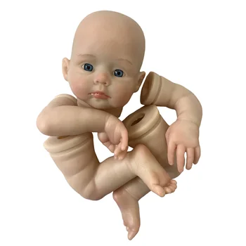 20-22 İnç El Yapımı Bebe Reborn Bebek Kitleri 3D Boyalı Yumuşak Vinil Bitmemiş Reborn Bebekler Gerçekçi Reborn Günah Pintar