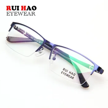 3 Renk Moda Optik Gözlük Çerçevesi Süper Hafif Alaşım ve TR90 Tapınak Dolgu Reçete Gözlük Çerçeveleri 3007