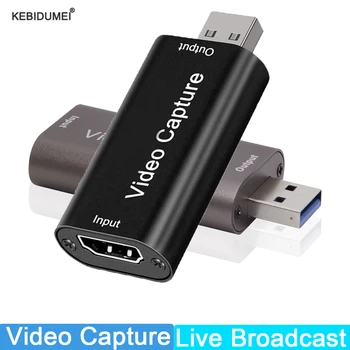 4K HDMI uyumlu Video Yakalama Kartı USB 3.0 USB2.0 Kapmak Kaydedici PS4 Oyun DVD Kamera Kamera Kayıt Canlı Akış