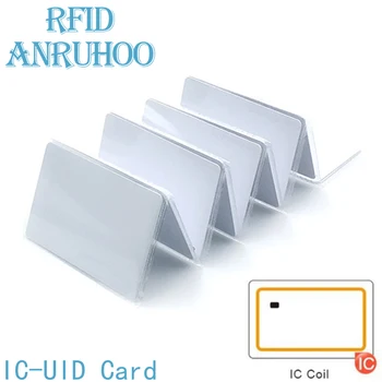 5/10 ADET RFID IC-UID Kart 0 Sektörü Yeniden Yazılabilir Etiket Klon Kopya Rozeti ISO14443 13.56 Mhz Anahtarlık NFC Akıllı Çip Değişimi 1K S50 Jetonu