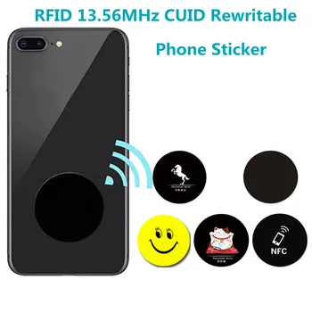 5 adet 13.56 Mhz RFID CUID Etiketi telefon etiketi Anahtar Etiketi Kart UID Değiştirilebilir Blok 0 Yazılabilir NFC Android MCT Kopya Klon Çift