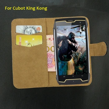 6 Renkler Cubot King Kong Kılıf Deri Vintage Lüks Özel Retro Koruyucu Cubot King Kong Telefon Kapak Kredi