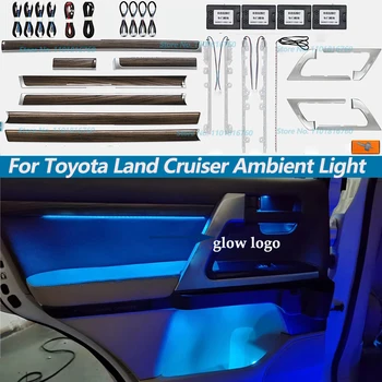Arası Dekoratif Ortam Işığı Toyota Land Cruiser 2010-2020 İçin Karbon Fiber Panel Yedek Atmosfer Lambası