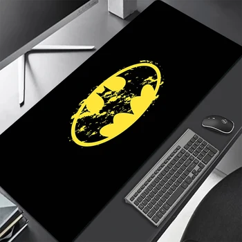 Batmans Logo Pc Gamer fare altlığı Genişletilmiş Ped Oyun Dizüstü Bilgisayarlar Masa Matı Mausepad kaymaz Mat Bilgisayar Aksesuarları Mousepad Paspaslar