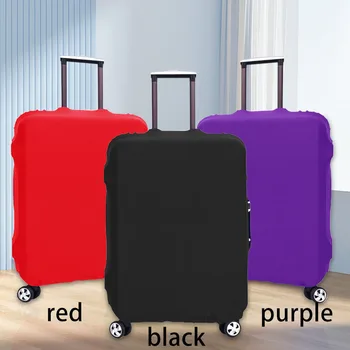 Bavul koruyucu kapaklar Elastik Bagaj tozluk Kırmızı Siyah Mor Mavi 18