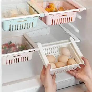 Buzdolabı Organizatör saklama kutusu Buzdolabı Çekmece plastik saklama kabı Raf Meyve Yumurta Gıda saklama kutusu Mutfak Aksesuarları