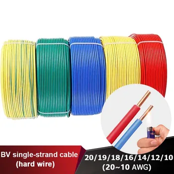 BV tek damarlı tel, katı bakır tel, PVC izoleli kablo özellikleri, çok elektronik güç kablosu, katı bakır