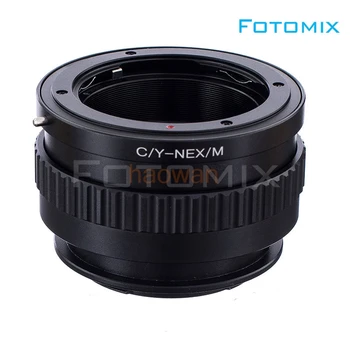 CY-nex Makro Odaklama Helicoid Adaptör halkası Contax Yashica CY Lens sony E dağı NEXC3 / 5N / 6/7 A7 A7r A7r4 A7s A6000 kamera