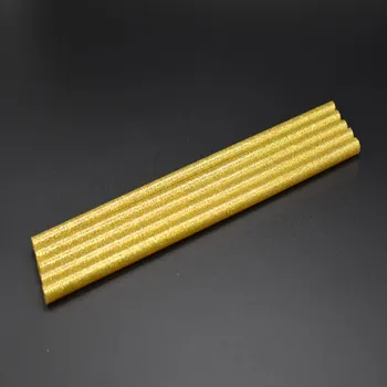 DIY Altın Sıcak Eriyik tutkal Çubukları Yapıştırıcı Tutkal Tabancası İçin Yüksek Viskoziteli Yapıştırıcı onarım DIY Sanat Zanaat ısıtma aracı 5 adet 7x200mm