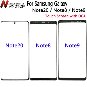 Dış Ekran Samsung Galaxy Note20 Note8 Note9 Ön Dokunmatik Panel lcd ekran Cam Onarım Parçaları Değiştirin Samsung Note8