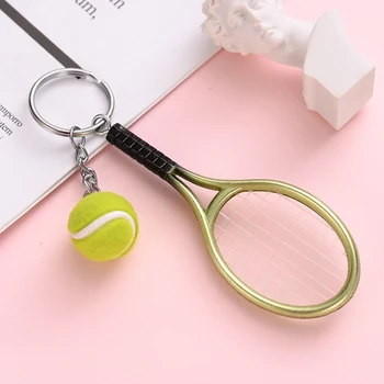 Hatıra anahtarlık mini tenis raketi anahtarlık araba anahtarlık sırt çantası