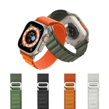 Kayış apple saat bandı 49 44 38 41 mm Bilezik iWatch 5 6 7 SE Ultra 8 Serisi akıllı saatim Alp Döngü Bileklik Siparişleri 