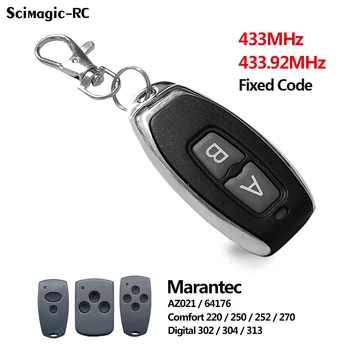 Klon Marantec Dijital 302 304 313 Konfor 220 250 252 433.92 MHz Sabit Kod Teksir Garaj Kapısı İçin Kapı Açacağı Verici