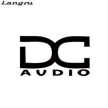Langru Yeni Stil Dc ses vinil araç hoparlörleri Stereo Amplifikatör çıkartma Jdm