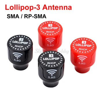 Lollipop3 5.8 G Lolipop 3 2.5 dBi RHCP Güdük Anten Yönlü yüksek kazançlı FPV Anten SMA RP-SMA Verici için Yarış Drone