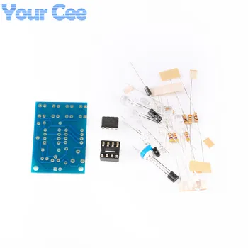 Mavi Led 5MM ışık LM358 solunum lambası parça kiti elektronik DIY ilginç ürün paketi tasarımı