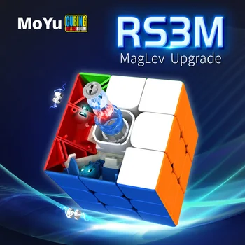 MOYU RS3M 2021 Maglev Son Manyetik Levitasyonunun Manyetik Sihirli Küp Profesyonel stres oyuncakları R S3M Cubo Magico Bulmaca