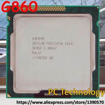 Orijinal Intel G860 Pentium G860 Çift Çekirdekli 3.0 GHz, 3 MB Önbellek, Soket LGA1155 CPU işlemci masaüstü CPU Ücretsiz kargo