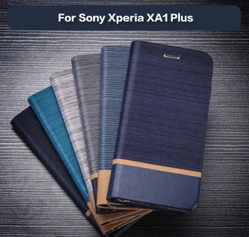 Pu Deri Kılıf Sony Xperia XA1 Artı Iş telefon kılıfı Sony Xperia XA1 Artı Flip Kitap Durumda Yumuşak Silikon arka kapak