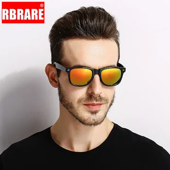 RBRARE Polarize Sürüş erkek Güneş Gözlüğü Klasik Pirinç Tırnak güneş gözlüğü Erkekler İçin Yüksek Kaliteli Açık Lunette Soleil Homme UV400