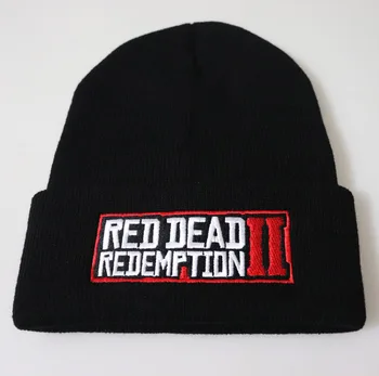 Red Dead Redemption 2 Bere Kap Örme Nakış Şapka Kış Şapka Yetişkin için