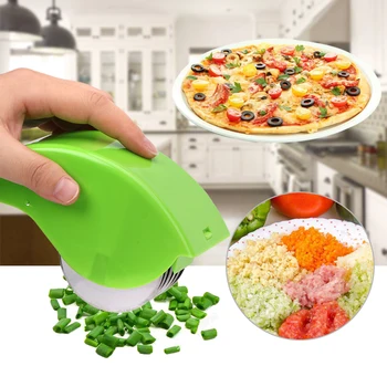 Sebze Dilimleme Yeşil Soğan Kesici Pişirme Araçları mutfak gereçleri Paslanmaz Çelik 6 Bıçak