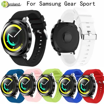 Spor Silikon saat kayışı Samsung Dişli Spor 20mm bileklik sapanlar Yedek Bilek Kayışı moda Hafif kordonlu saat yeni