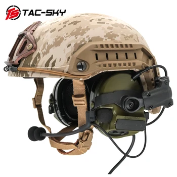 TAC-SKY Taktik Kulaklık COMTAC III Hızlı Kask Parça ARK Ray Braketi Sürüm Gürültü İptal Pikap Taktik COMTAC Kulaklık