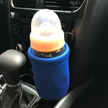 Taşınabilir DC Araba biberon ısıtıcısı ısıtıcı kapağı Gıda Süt seyahat tipi kupa Kapakları Süt Su içme şişesi Bardak Tutmak Isınma ısıtıcılar