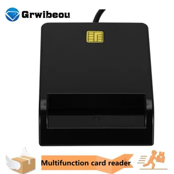 USB SIM Akıllı kart okuyucu İçin Banka Kartı IC / KIMLIK EMV SD TF MMC Cardreaders USB-CCID ISO 7816 için Windows 7 8 10 Linux IŞLETIM SISTEMI