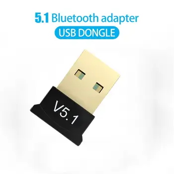 V5. 1 Kablosuz Usb Bluetooth uyumlu 5.1 Adaptörü Aux Verici Müzik Alıcısı Adaptörü Pc Laptop İçin Sıcak Satış