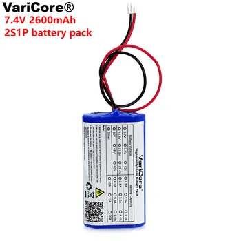 VariCore 7.2 V / 7.4 V / 8.4 V 18650 lityum pil 2600 mA şarj edilebilir pil paketi megafon hoparlör koruma levhası