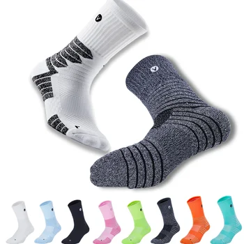 Veidoorn erkek çorabı Yüksek Kaliteli Absorbe Ter Ekip Çorap Sıkıştırma Kalın Sürme Nefes spor çoraplar