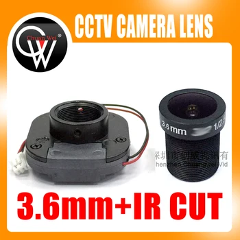Yeni 1080 P 3.6 mm lens + IR CUT Ekipmanları M12 dağı full HD güvenlik kamerası MTV Dağı