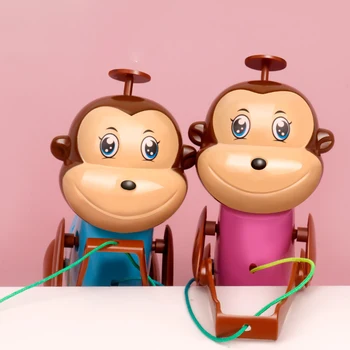 Yeni Eğlenceli Çekme Hattı Tırmanma Maymun Çocuk Karikatür Tırmanma Halat Küçük Maymun Oyuncak çocuk Oyunu İnteraktif Eğlenceli Oyuncak Hediyeler