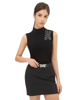 Yeni golf kadın Kore versiyonu kolsuz üst yelek topu giyim kadın kısa kollu moda ince nefes üst