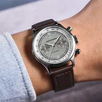 YENİ PAGANI tasarım Chronograph AR Safir Cam Erkekler kuvars saatler Lüks Markalar Moda Askeri İzle Su Geçirmez Reloj Hombre