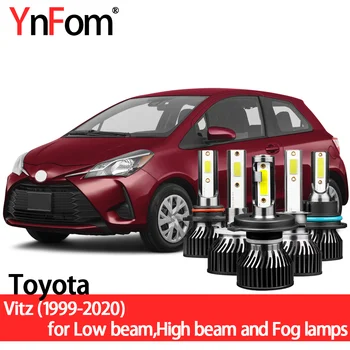 YnFom Toyota Özel LED far lambaları Kiti Vitz Clavia Jewela P10-P130 99-20 Düşük ışın, Yüksek ışın, Sis lambası, Araba Aksesuarları