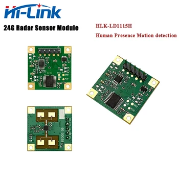 Ücretsiz Kargo 5 adet / grup Hi-Link HLK-LD1115H 24G İnsan Varlığı Hareket Algılama Radar Sensörü Modülü
