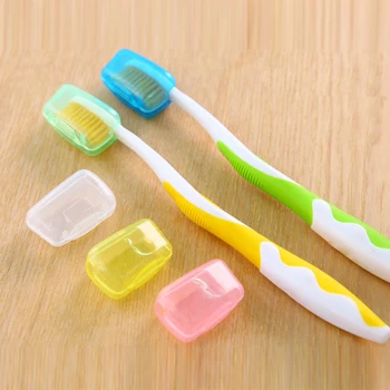 5 Adet / takım Diş Fırçası Başlık Renkli Taşınabilir Diş Fırçası Kapağı Diş Fırçası Kafa Temizleyici Koruyucu Seyahat Yürüyüş Kamp İçin