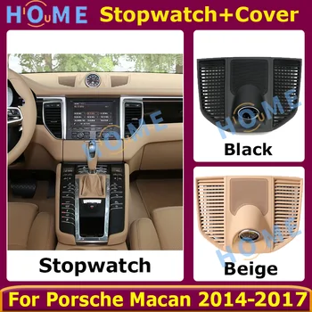 Araba İç Dashboard Kronometre Dekorasyon Saati Pusula Porsche Macan 2014 - 2017 İçin